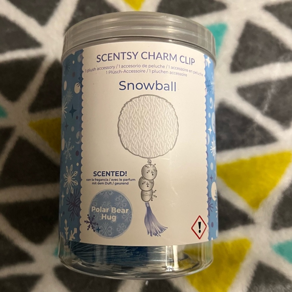 Scentsy Snowball Charm Clip-polar bear hug scent